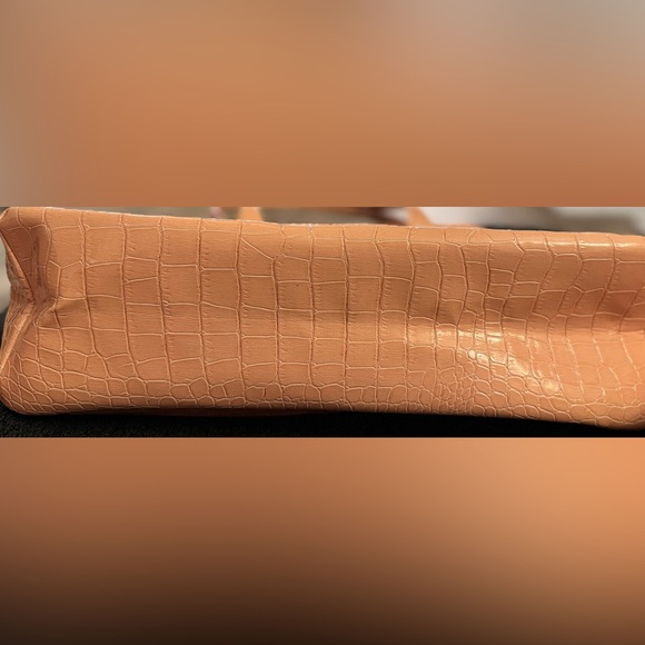 Jessica Simpson Peach Crocodile-Pattern Satchel - Picture 11 of 12